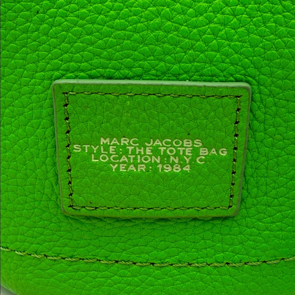 MARC JACOBS Leather Mini Bucket Bag - Apple - Picture 11 of 11